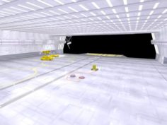 Ship Hangar Corridor Star Wars 3D Model