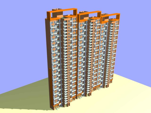 City government office building architectural design – 200 3D Model