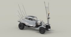 Nux car from Mad Max Fury road 3D Model