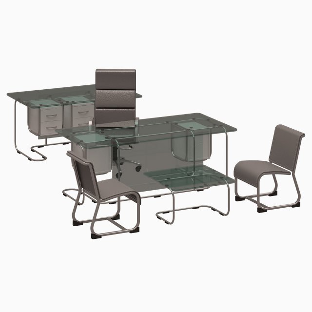 Executive Set 01 3D Model