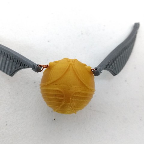 Golden Snitch Pendant 3D Print Model