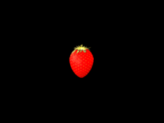 3D Strawberry 3D Model