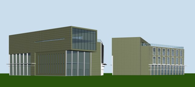 City planning office building fashion design – 433 3D Model