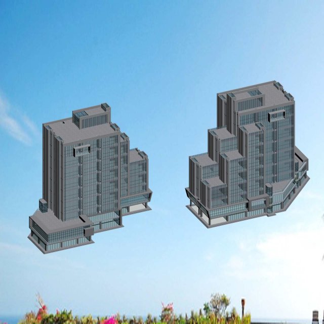 City planning office building fashion design – 260 3D Model