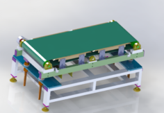 Height adjustable conveyor 3D Model