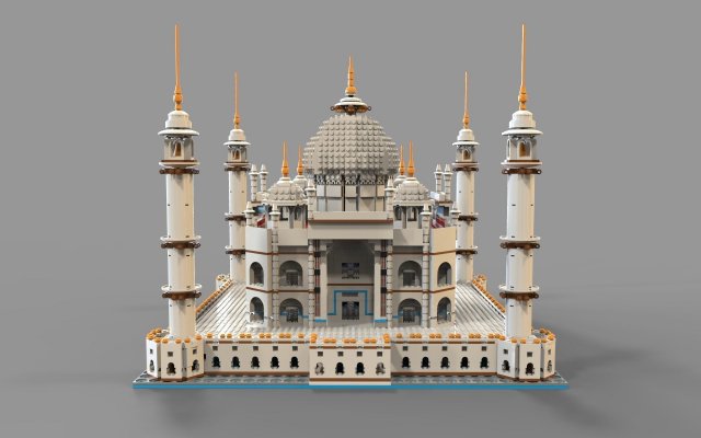Lego mosque VR – AR – low-poly 3D Model