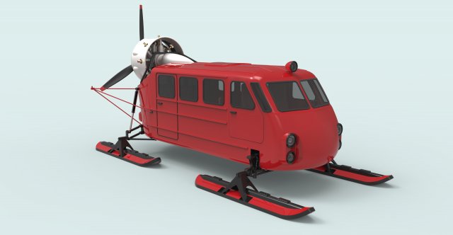 Aerosleds Ka-30 Free 3D Model