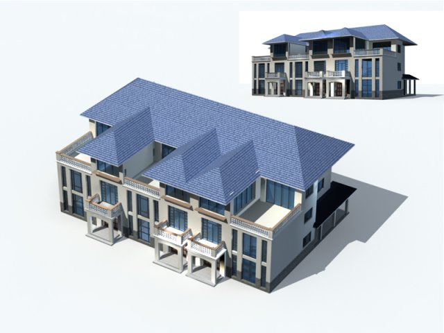 City – Villa 1177 3D Model