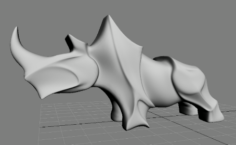 of Rhinoceros 3D Model