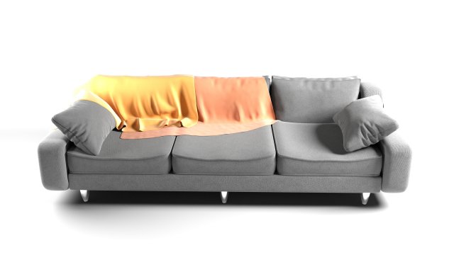 Harrington Sofa 3D Model