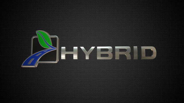 Hybrid logo 3 3D Model