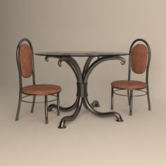 Table with seates 3D Model