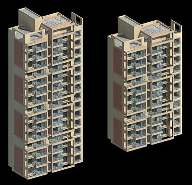 City government office building architectural design – 418 3D Model