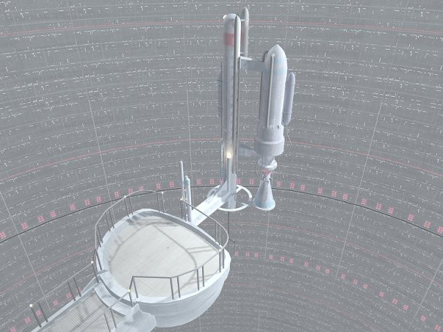 Death Star Corridor Star Wars 3D Model