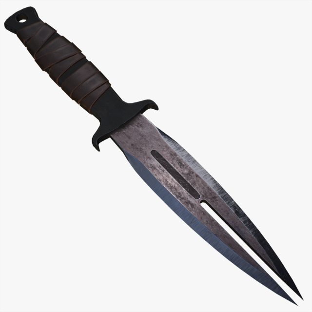 Knife Combat 3D Model