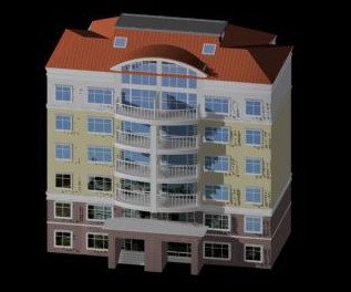 City Residential Garden villa office building design – 365 3D Model