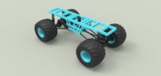 Chassis for Monster vehicle 3D Model