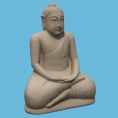 Stone Buddha 3D Model