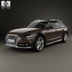 Audi A6 C7 Allroad 2015 3D Model