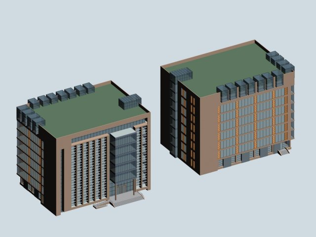 City planning office building fashion design – 274 3D Model