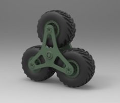 Terrastar wheel system 3D Model