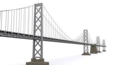 Oakland Bay Bridge 3D Model