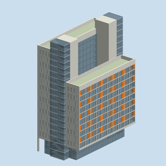 City planning office building fashion design – 239 3D Model