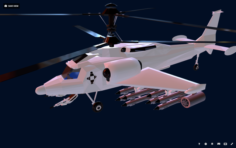 Fantasy Military Helicopter–Arctic Battle Bear 3D Model