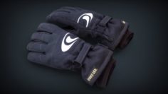 Ski gloves 2 3D Model