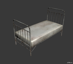 Hospital Bed 3D Model