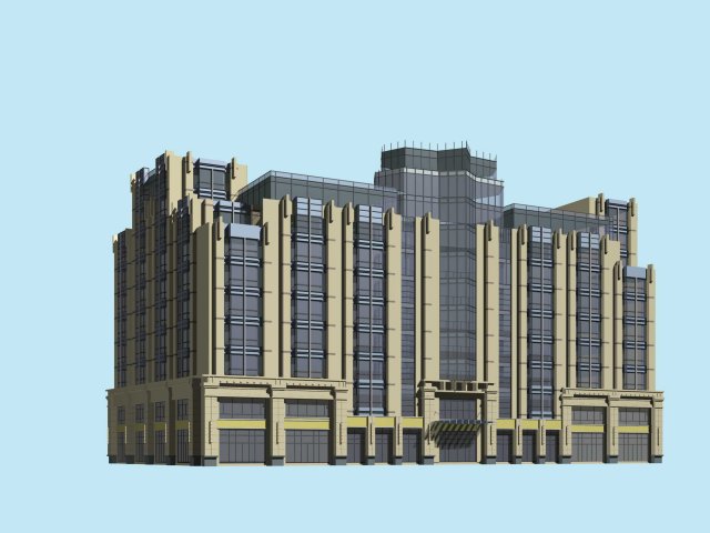 City planning office building fashion design – 191 3D Model