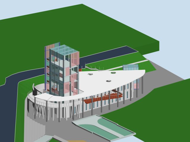 City planning office building fashion design – 238 3D Model