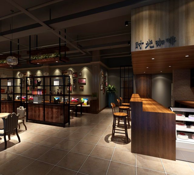 Restaurant teahouse cafe drinks clubhouse 61 3D Model