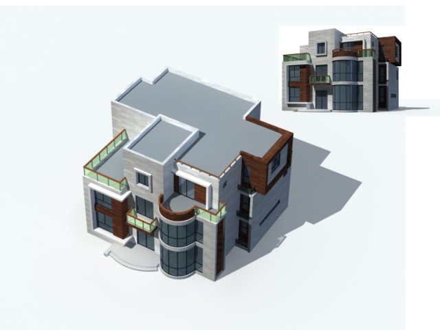 City – Villa 11126 3D Model