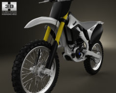 Kawasaki KX250F 2012 3D Model