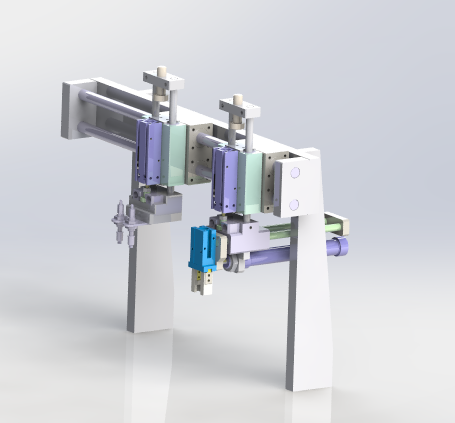 Gantry load and unload mechanism 3D Model