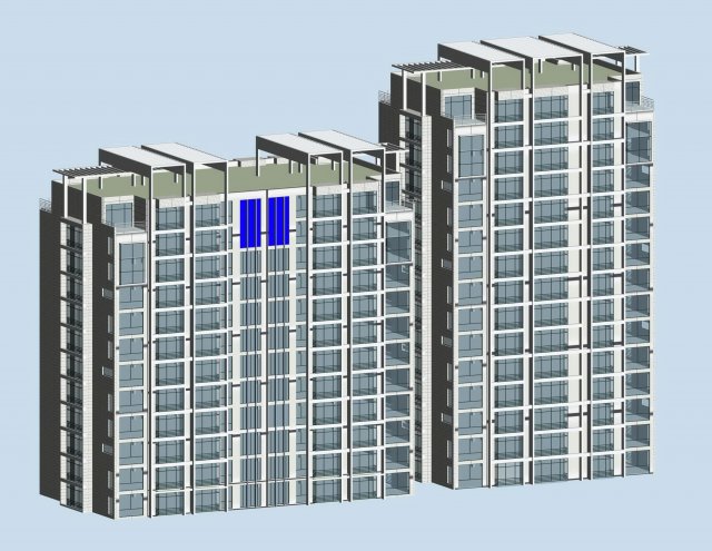 City government office building architectural design – 60 3D Model