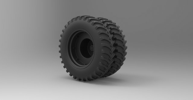 Rear wheel from Gigahorse 3D Model