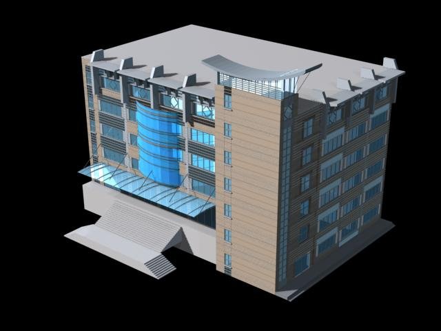 City planning office building fashion design – 21 3D Model