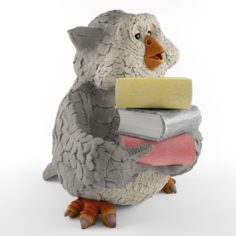 Academic owl 3D Model