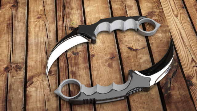 Karambit couteau CS GO modle 3D 3D Model