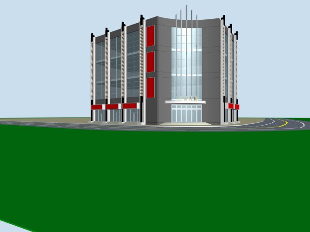 City planning office building fashion design – 228 3D Model