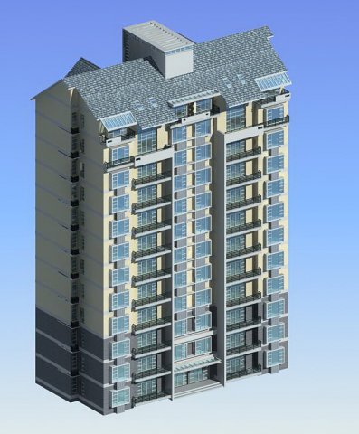 City government office building architectural design – 290 3D Model