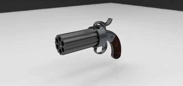 Revolver Free 3D Model