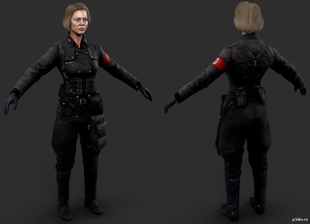 Frau Engel 3D Model