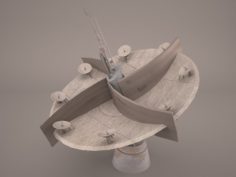 Shield Generator Dish Star Wars 3D Model
