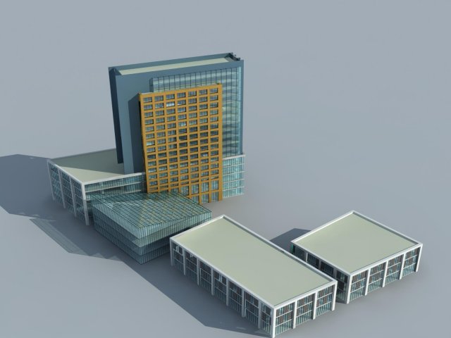 City planning office building fashion design – 281 3D Model