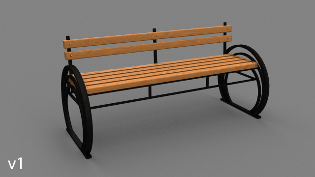 Bench 3D Model