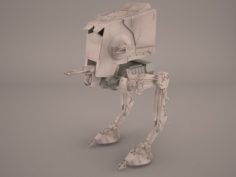 AT-ST Walker Star Wars 3D Model