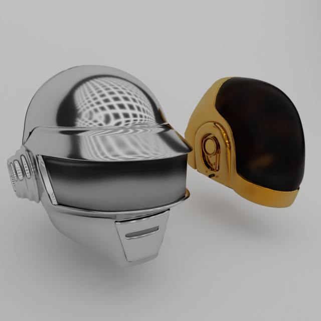 Helmet Daft Punk 3D Model
